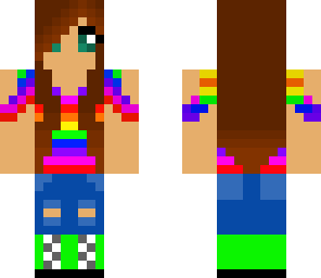 rainbow girl
