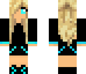aqua jacket girl