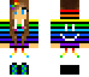 rainbow girl