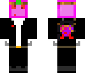 king pink slime in tux