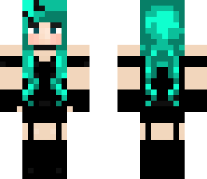 cyan slave girl