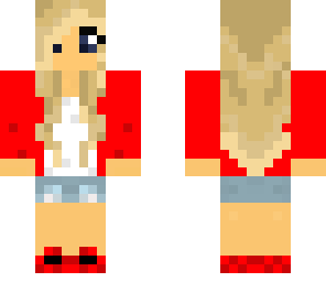 red girl skin
