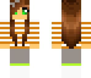 striped girl