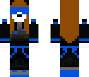 blue female panda