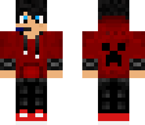 red hoodie