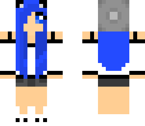 blue hair girl