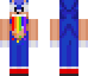 barfing rainbow sonic