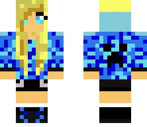 blue creeper girl