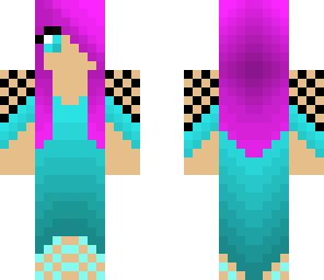random blue girl