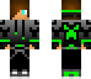 green techno skin