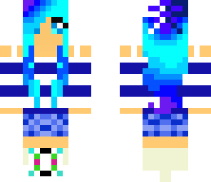 blue girl