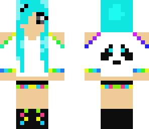 my rainbow panda girl