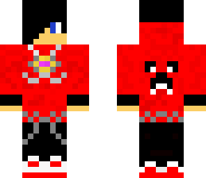 teenage boy red with pendant