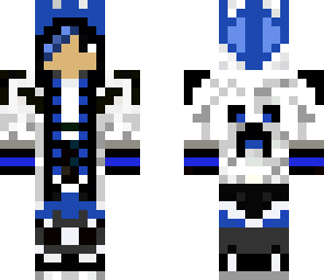 blue man