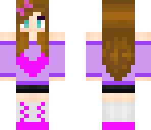 pink and purple pastel girl