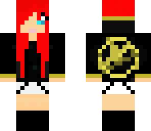hunger games girl red