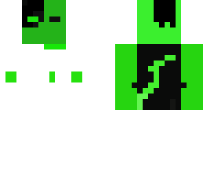 green and black