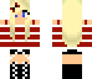 cute candy stripe girl