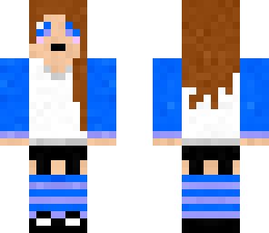 girl in blue