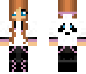 panda girl hoodie