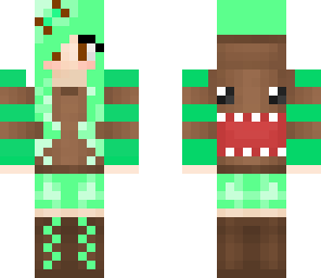 mint green domo girl edit