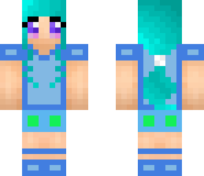 blue girl