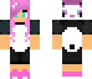 cute panda girl hoodie