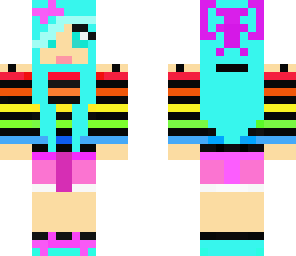 rainbow girl