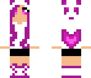 purple panda girl