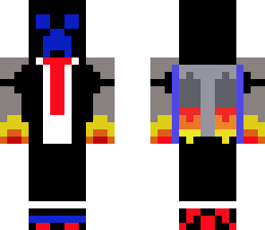 blue creeper in tux
