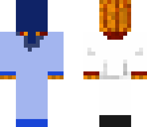blue man by green271