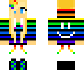 rainbow girl