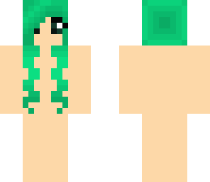 teal hair template