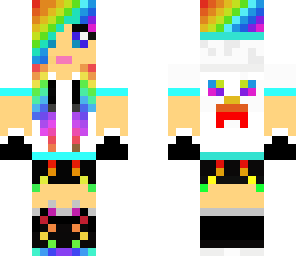 rainbow girl