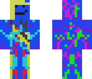 man with paint all over his body