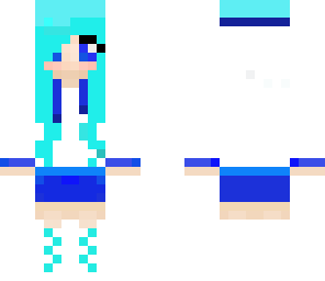 blue girl