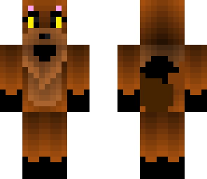 wolfgirl with yellow eyes plus darker tail
