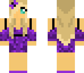 purple dress