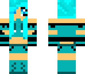 blue girl