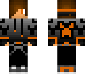 orange techno skin