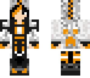 mysterious  orange skin