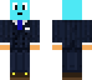 blue man