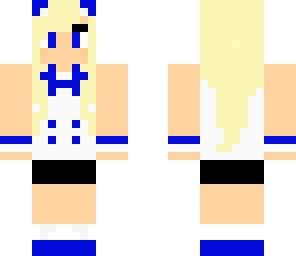 blue girl