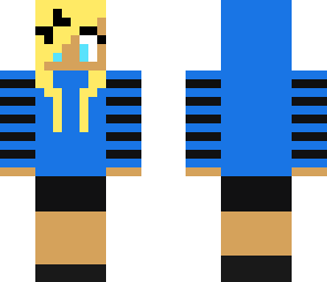 blue hoodie girl