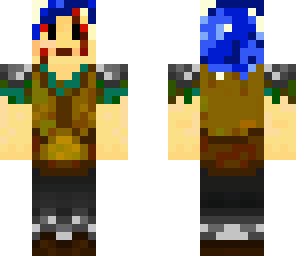 blue fighter
