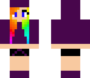 purple hoodie