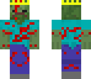 zombie king with mustach