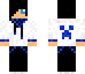 detailed blue creeper kid