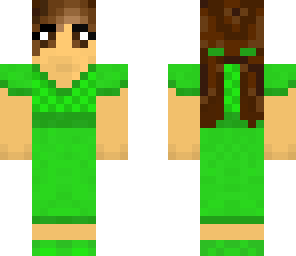 green dress