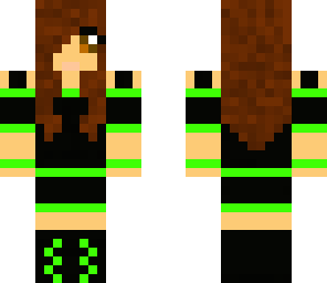 cute girl green
